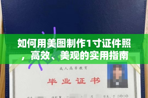 合肥如何用美图制作1寸证件照，高效、美观的实用指南